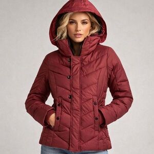 G-Star Raw Alaska HDD Coat Dry Red Size L NWT